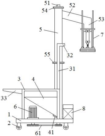 塑料件加工用填料快速上料装置的制作方法