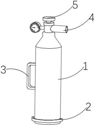 一种急诊护理用便携式氧气供给器的制作方法