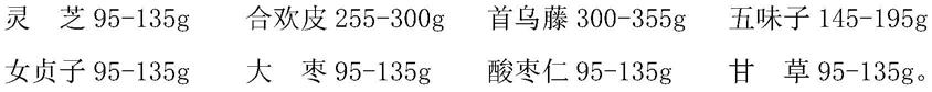 一种灵芝安神胶囊中药组合物及其制备方法与流程