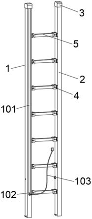 一种房建工程外墙维修用安全型攀爬梯的制作方法