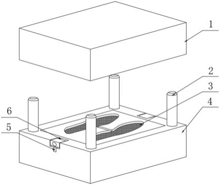 一种拆模省力的防滑鞋底模具的制作方法