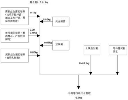 一种马铃薯淀粉汁水菌肥发酵工艺方法与流程