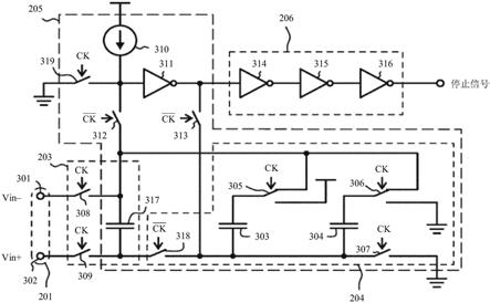 电压时间转换器、模数转换器和用于转换模拟电压的方法与流程