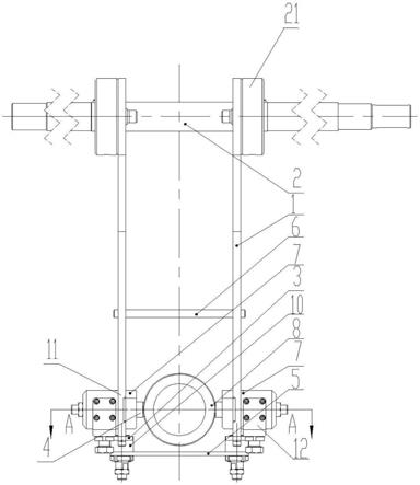 滚揉机全浮动桶盖的制作方法