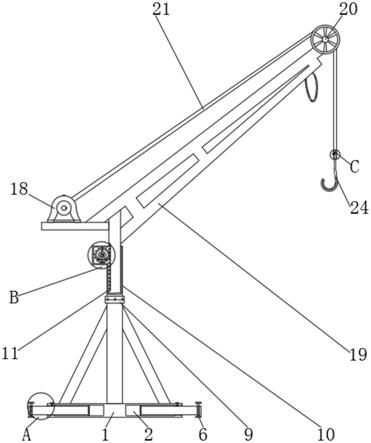 一种钢结构高层搭建用材料提升装置的制作方法