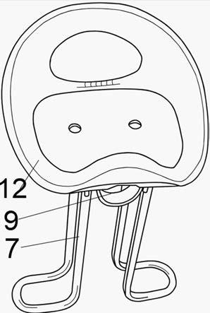 —种适用于带横梁车架自行车的前置儿童座椅的制作方法