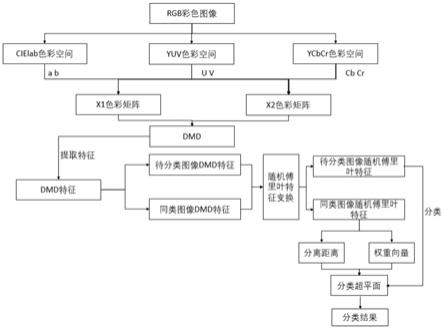 一种基于DMD及随机傅里叶特征变换的图像分类方法