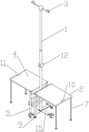 一种内科护理用的输液架的制作方法