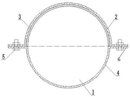 一种超深竖井溜灰管快速修补装置的制作方法