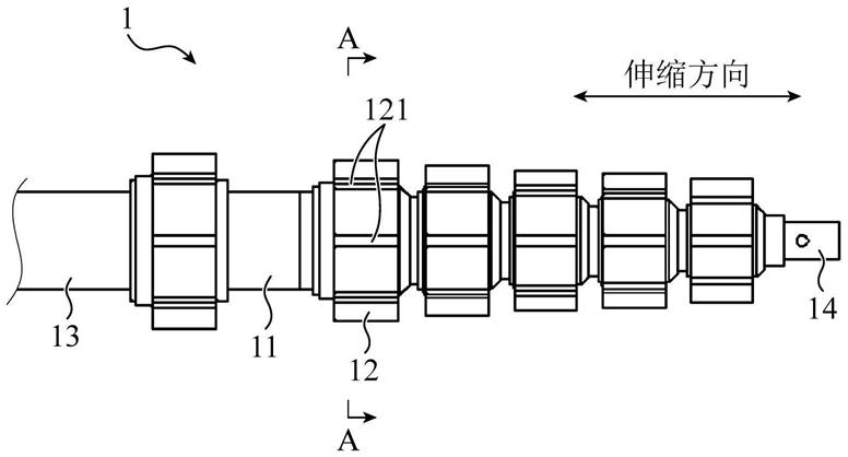 伸缩杆的制作方法