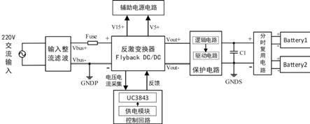 一种双路分时复用电池充电器的制作方法