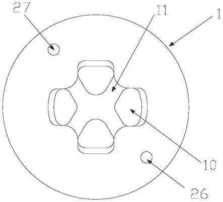 一种四孔式型材挤压模具的制作方法