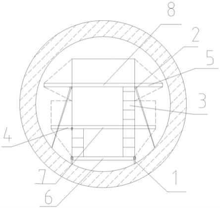 一种便于成型盾构区间管片嵌缝的台架的制作方法