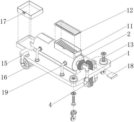 一种建筑工程用的搅料装置的制作方法