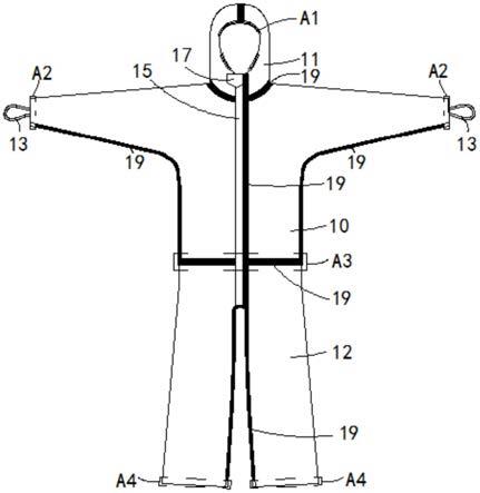 一种医用一次性防护服的制作方法