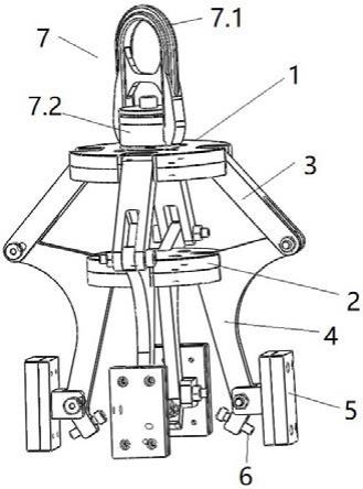 行星齿轮架锻件的吊具的制作方法