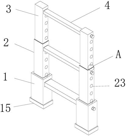 一种用于水箱内部清洗用的可收缩延展登高梯的制作方法