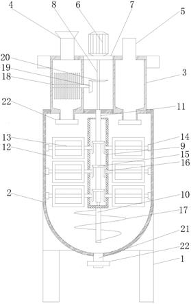 一种阻燃剂原料生产加工用混料装置的制作方法