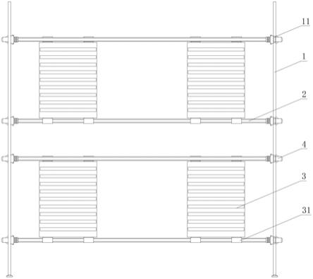 一种便于搭建的脚手架的制作方法