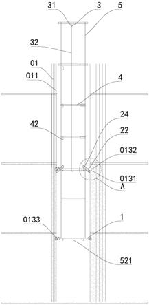 一种建筑用电梯井自升式定位平台的制作方法