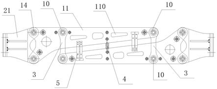 悬浮架连接用片梁组件的制作方法