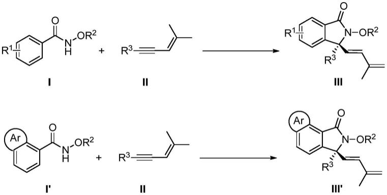 铑催化合成手性3,3-二取代异吲哚啉酮类化合物的方法与流程