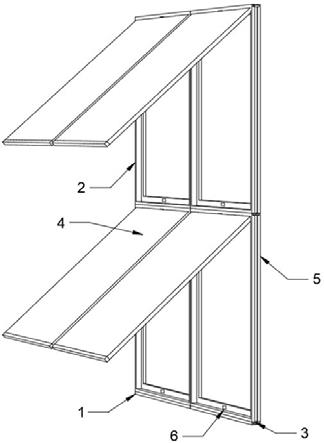 一种建筑装修装饰工程施工用组合式建筑幕墙的制作方法