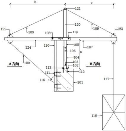 一种结构梁上吊篮支架机构的制作方法