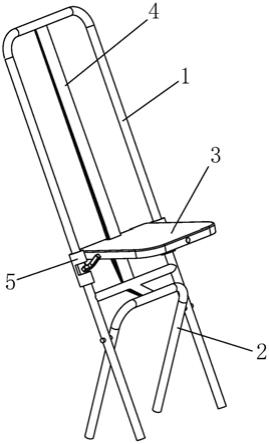 高度可调的折叠椅的制作方法