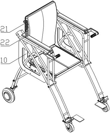 方便卫生的共享轮椅装置