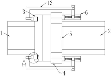 一种金属加工液运输管道连接装置的制作方法