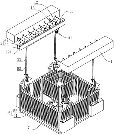 一种建筑高空悬空施工用可水平、垂直行走的轨道吊船的制作方法