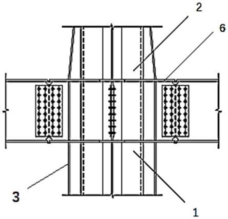 一种既有钢管柱外置T型钢对称加固结构的制作方法