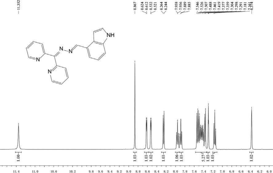 双吡啶酮腙-4-吲哚甲醛西弗碱的用途