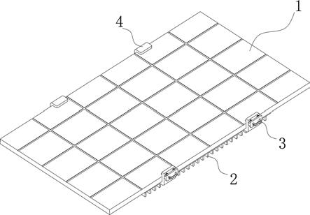 太阳能电池板简易散热结构的制作方法