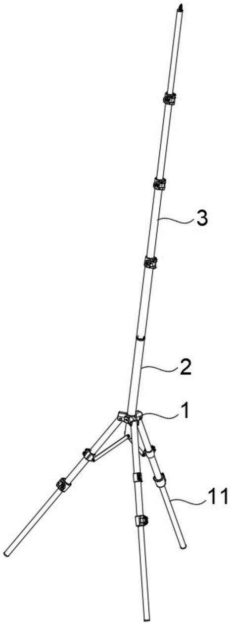 多段伸缩式支撑架的制作方法