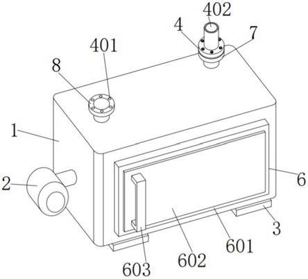 一种防漏型超低氮水冷冷凝真空热水锅炉的制作方法