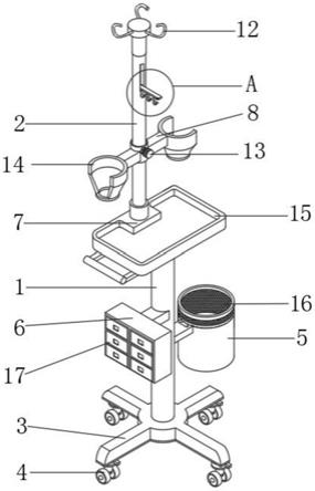 一种手术用输液架
