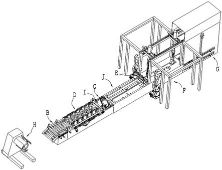一种电梯钣金构件自动化生产线的制作方法