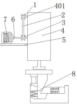 一种用于锂电池电极片的压片机构的制作方法