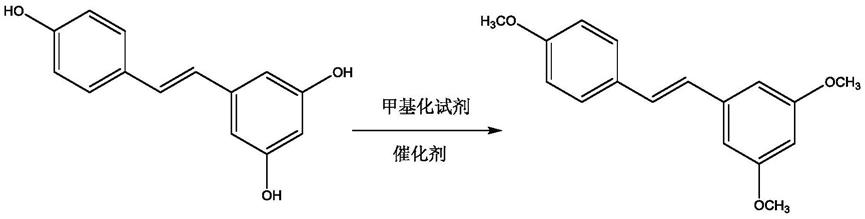 一种白藜芦醇三甲醚的合成方法与流程
