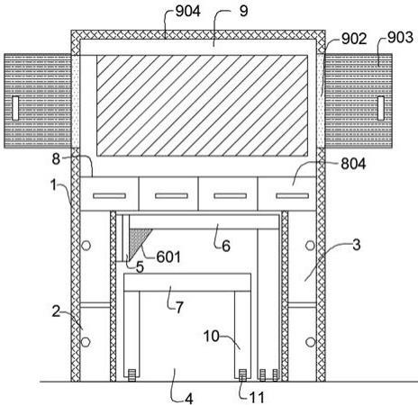 基于一体化家具收纳的柜体结构的制作方法