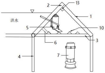一种双板液压支顶式地下车库防倒灌装置的制作方法