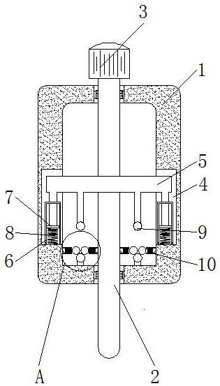 一种具有降噪功能的工程机械液压锤用减震装置的制作方法