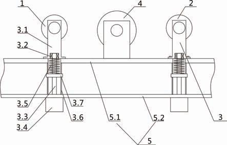 一种木工线条机压轮结构的制作方法