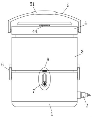 一种组合式多格型加热饭盒的制作方法