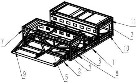 一种重卡侧面吊装换电的电池箱固定装置的制作方法