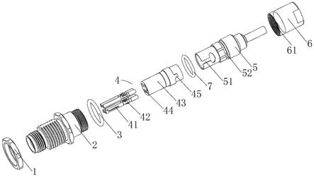 一种新型防水面板型金属接插件连接器的制作方法