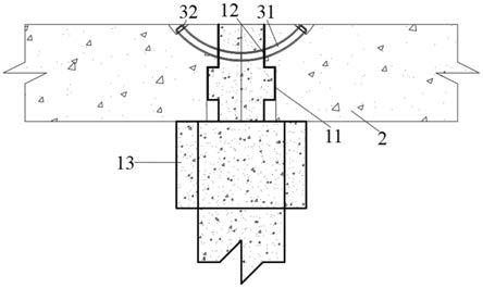 装配式桩板结构路基的桩板一体连接构造的制作方法