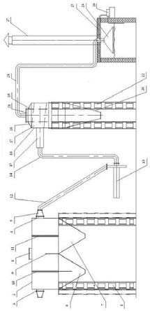 还原铁隧道窑除尘系统之分级梯度除尘装置的制作方法